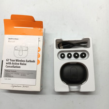 True Wireless Active Noise Cancelling Earbuds Black