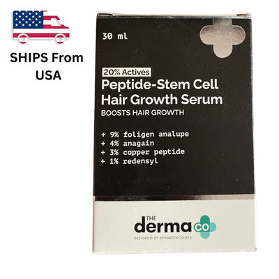 The Derma Co 20% Actives Peptide Stem Cell Hair Growth Serum 30 Ml Hair Care