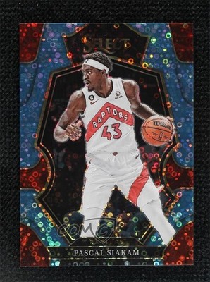2022 Panini Select Premier Level Light Blue Disco Prizm 73/99 Pascal Siakam s6i