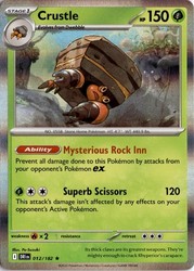 Crustle 012/182 Destined Rivals Holo Rare