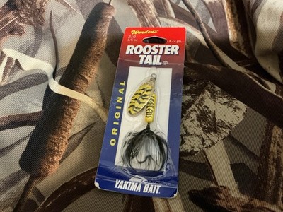 New Wordens Rooster Tail Yellow Black Tiger Color, 1/6 Oz.