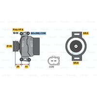 Bosch Generator Lichtmaschine 145A 14V FüR Bmw 3Er Touring E46 Coupe