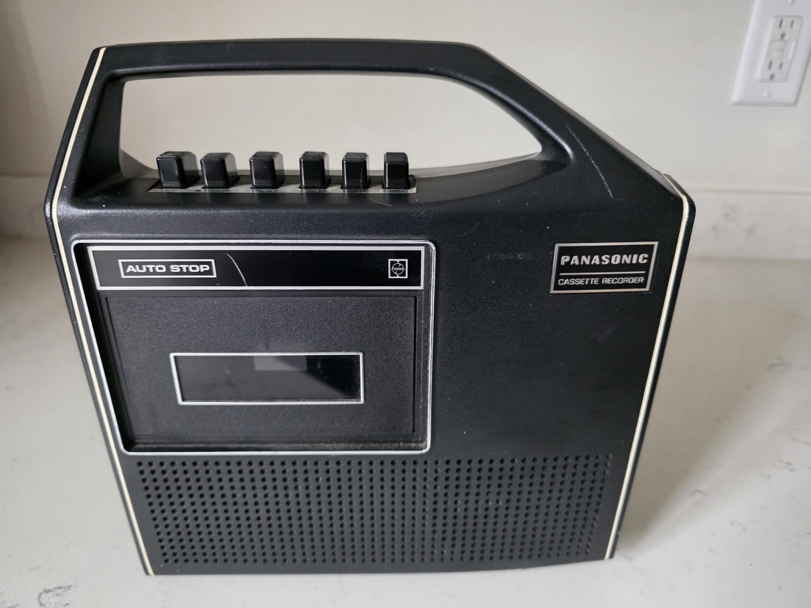 HTF Vintage MCM Panasonic Cassette Tape Recorder Player Portable RQ-224S Works