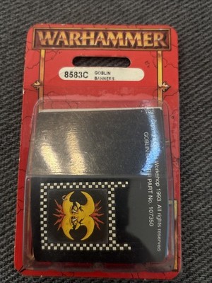 Warhammer Fantasy 8583C Goblin Banners NIB OOP Stickers Old Hammer Gretchen Orc