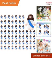 Mini Jesus Figures 100 Pcs Religious Party Favors Easter Toys Craft Gifts