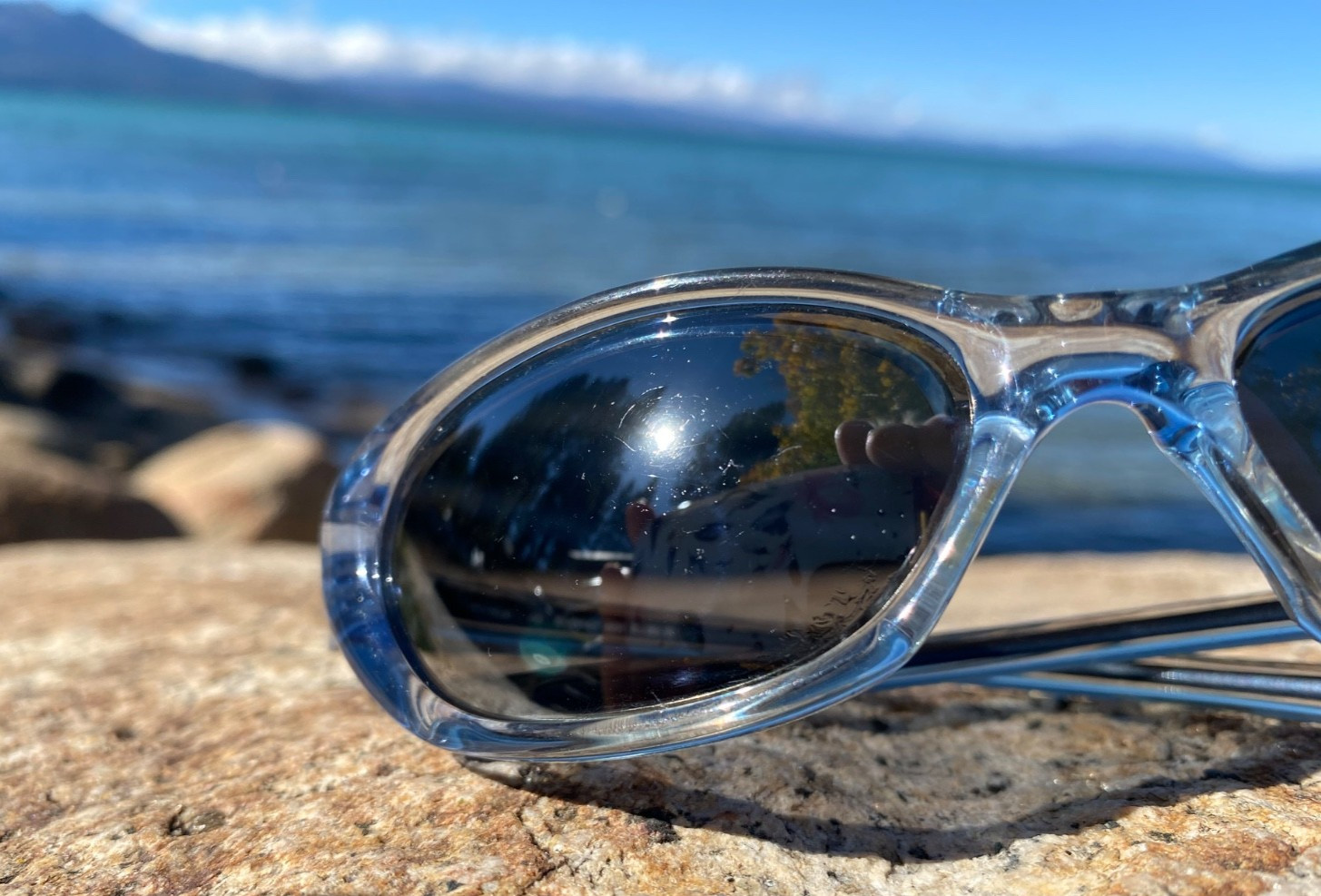 Nike Furi R. Sunglasses- Translucent Crystal Blue… - image 8