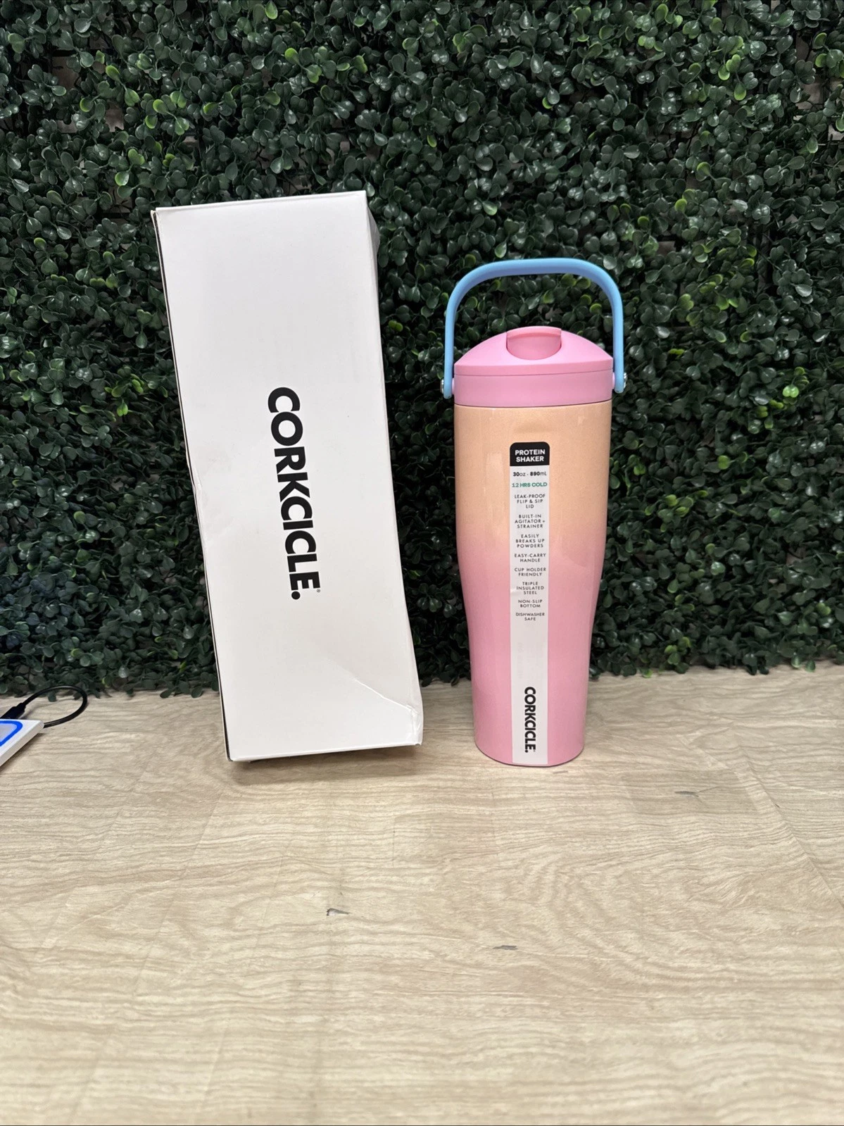 Stainless Steel Protein Shaker with Leakproof Lid, 30oz - Lover