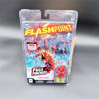 DC Page Punchers Flashpoint The Flash 1st First Issue Comic Book with 3'' Figure