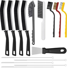 15Pcs Crevice Cleaning Brush, Hard Bristle Brushes, Grout Cleaner Brush Househol