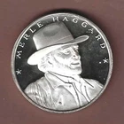 MERLE HAGGARD  .999 SILVER ROUND