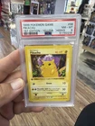 Pikachu 1st Edition Yellow Cheeks PSA 8 1999 Pokemon Base Set Shadowless #58