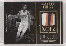 2016 Noir Rookie Materials Black and White Prime 29/35 Marquese Chriss #23 6fs