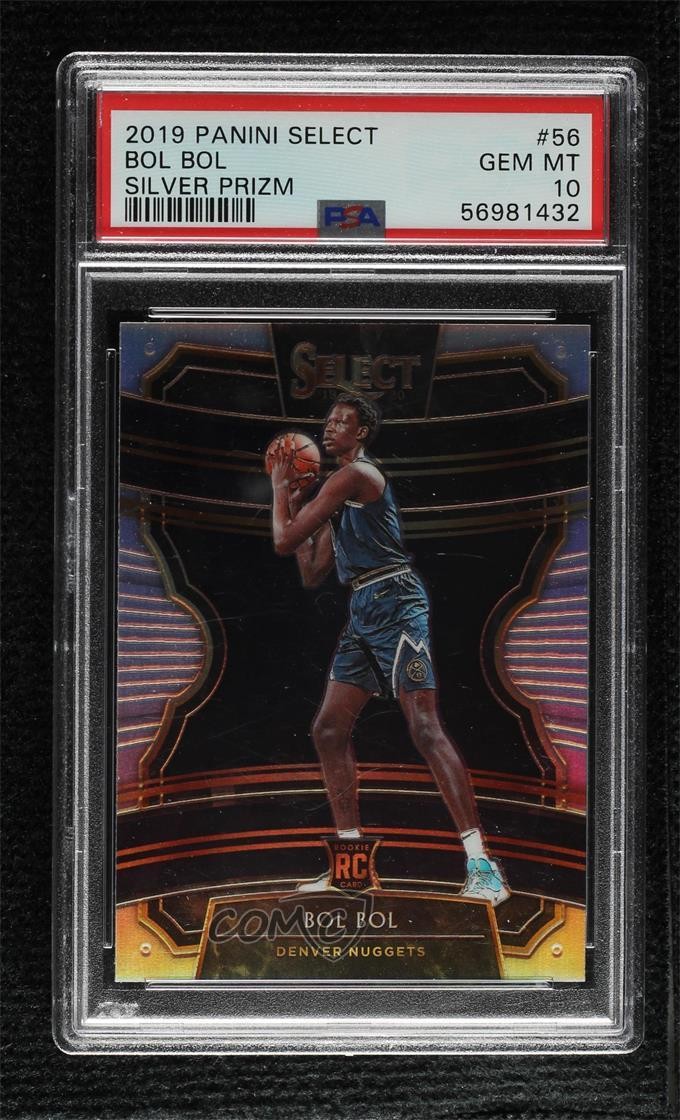 2019-20 Panini Select Concourse Silver Prizm Bol Bol #56 PSA 10 GEM MT 7wk