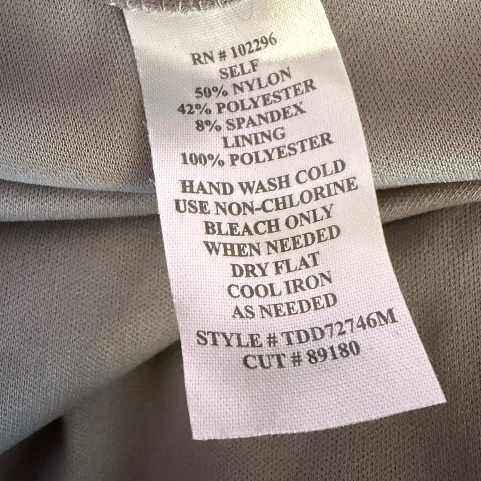 VETEMENTS CONNECTED APPAREL Maxi Abito Donna Paillettes Pizzo Polveroso Taupe Tg 6