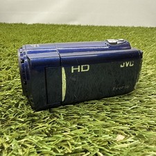 JVC Everio HD Camcorder GZ-HM30 With Battery, Blue, 8 gb Card Included Tested