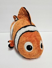 Disney Store Finding Nemo Plush 15 Inch Long Stuffed Animal Clown Fish
