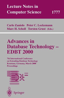 Advances in Database Technology - EDBT 2000 Carlo Zaniolo