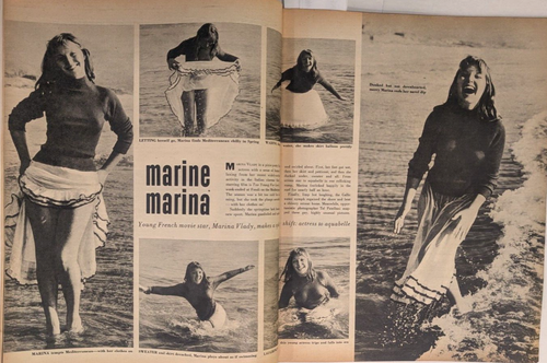 1954 SEE MAGAZINE PIN UP GIRLS HOLLYWOOD MOVIE STARS CYD CHARISE MARILYN MONROE - Picture 14 of 14