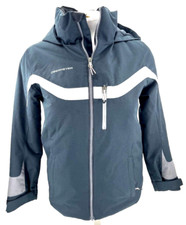 Obermeyer Black Full Zip Ski Snowboard Puffer Jacket Coat Teen M 10-12 