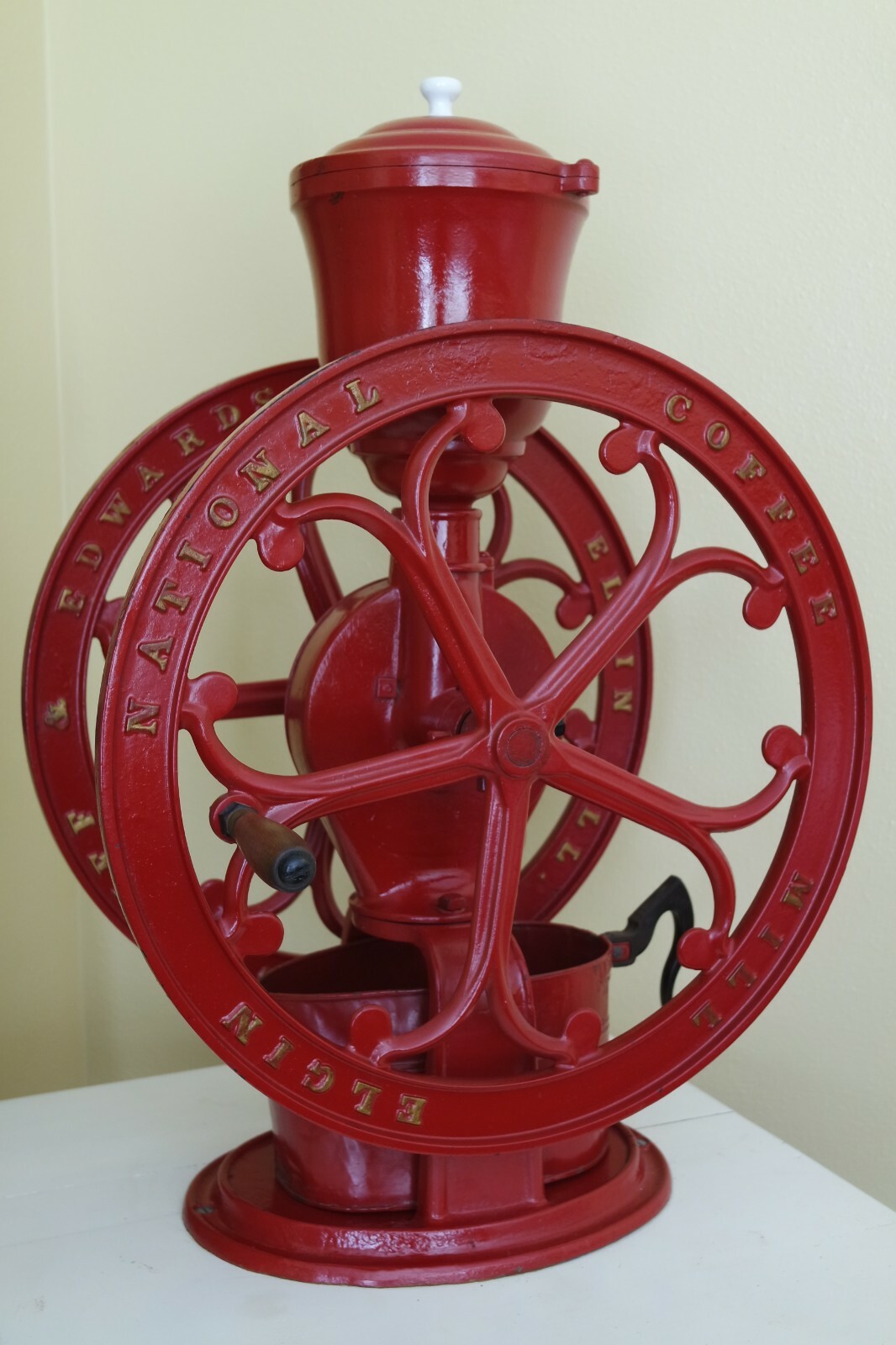 Elgin National Coffee Mill with Stand eBay