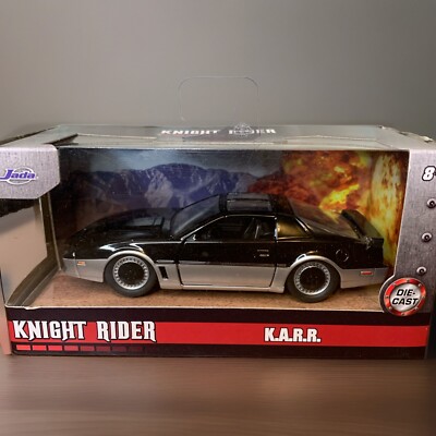 Knight Rider Black & Silver Die Cast K.A.R.R. with Light 1:32 Scale ...