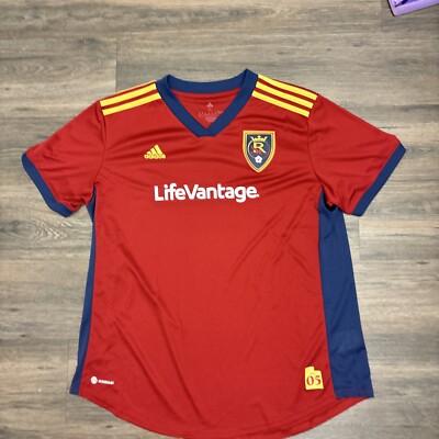 MLS Real Salt Lake RSL 22-23 Adidas RED Soccer Jersey Size XL | eBay