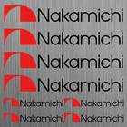Nakamichi sticker decal car set 8 Pieces
