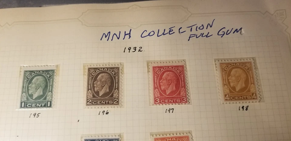 Canada1932,33 MNH Mint Beauty Stamps Collection SC#195 To SC#207 IDsa138. - Image 2 of 4