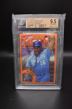 2016 Topps Finest Intimidators Bo Jackson BGS 9.5 Orange 18/25