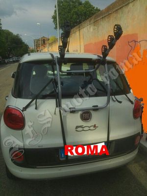 PORTABICI POSTERIORE BICI FIAT 500L ANNO 2013 X BICI UOMO DONNA