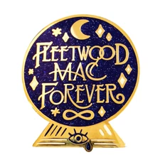 STUNNING FLEETWOOD MAC COMMEMORATIVE  (1973 SONG)  "FOREVER" LAPEL PIN...