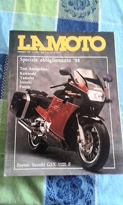DAS MOTORRAD - 1988 FEBRUAR - SPEZIELLE BEKLEIDUNG 088 - KAWASAKI YAMAHA SUZUKI FANTIC