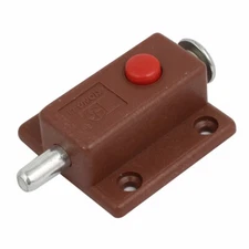 Wardrobe Cabinet Door Push Press Open Catch Touch Latch Brown
