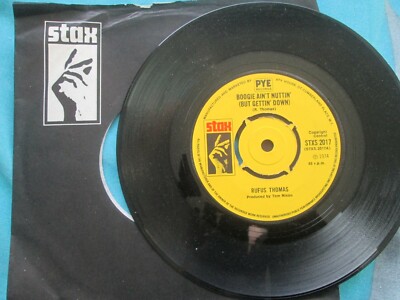 Rufus Thomas    Boogie Ain't Nuttin' (But Gettin' Down) STAX Vinyl 7inch single