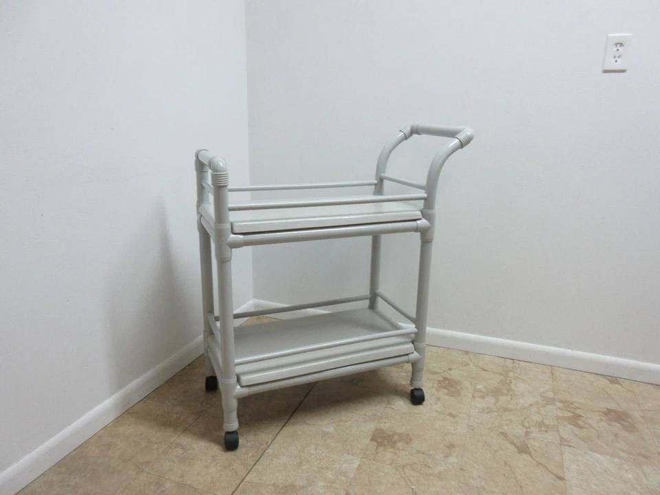 Carro de licor gabinete de barra servidor piscina patio exterior mediados de siglo vintage Foto 4 de 4