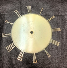 OLD CLOCK PARTS ELGIN ROMAN NUMERALS WALL CLO...