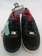 AND1-Select Low Black/Red Kids Shoes Size 2