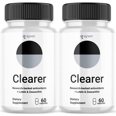 Clearer Vision Support Pills Advanced Formula Eye Health Supplement 120 Capsules