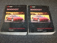 1998 Mitsubishi 3000gt Shop Service Repair Manual Sl Vr4 Twin Turbo 3.0l V6