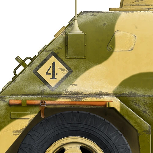 Marmon-Herrington MkII F22807 NZ - A3+ Profile Print - Picture 4 of 4