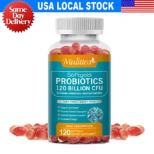 Probiotics Digestive Enzymes 120 Billion CFU Potency Immune Health 120 Capsules
