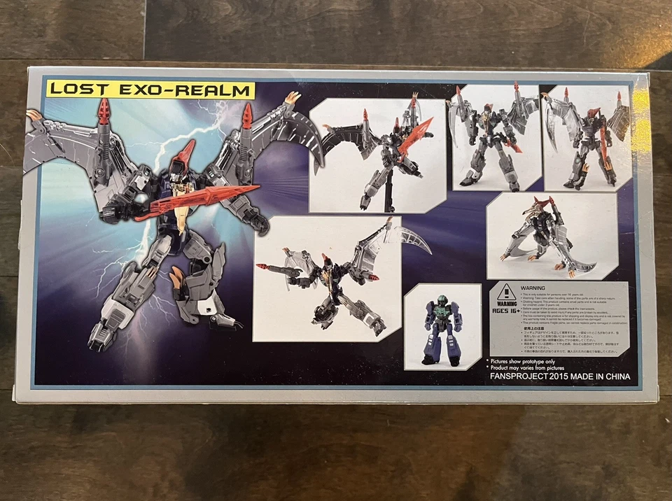 Fansproject Transformer Dinobot LER-03 G2 VOLAR Swoop Exo Realm TFCON 2016 Blue - Image 2 of 4