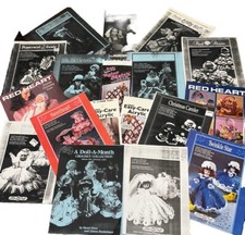 Vintage Bundle Lot Over 200 Crochet Knitting Craft Patterns Booklet Instructions