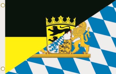 Fahne Königreich Württemberg 90x150 Cm – 100% Polyester, Wetterfest Mit 2 Metallösen