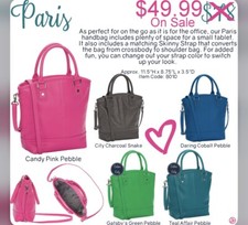 Thirty One Jewel Purse Paris Handbag Grey Tote Seasonal Cute Sturdy Vintage