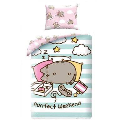 pusheen bedding queen