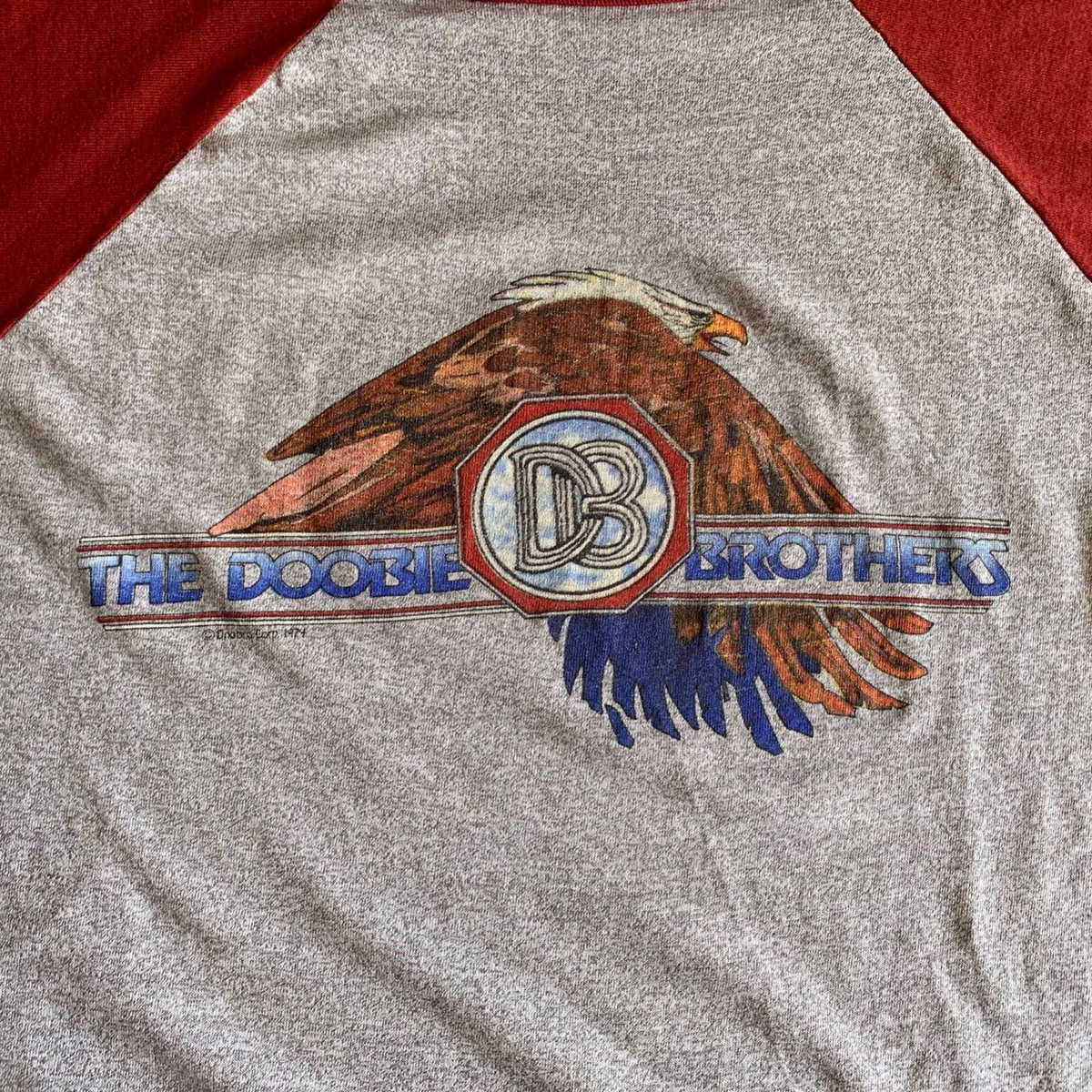VINTAGE 80s THE DOOBIE BROTHERS 1980 TOUR CONCERT T-SHIRT ADULT SZ 