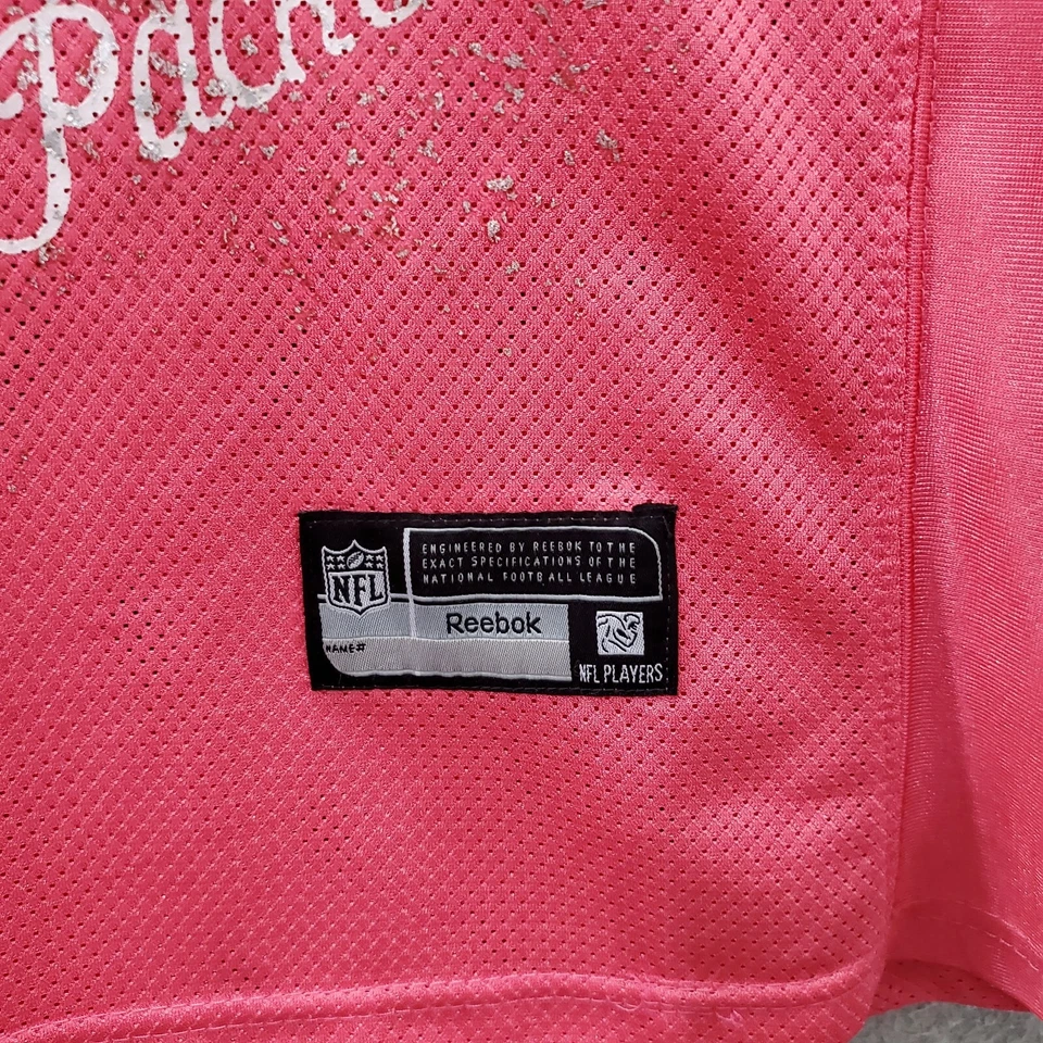 Green Bay Packers女式中号粉色Aaron Rodgers标志网眼短袖 — 第 4/4 张图片