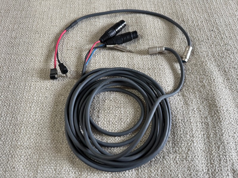 Audio Breakaway Cable Assembly for Smal Format Cameras 24” Length