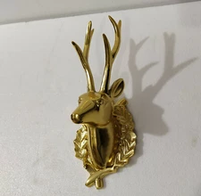 Decorative Metal Wall Mount Deer Head Stag Wall Sculpture